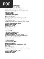 Let Me Go Lyrics