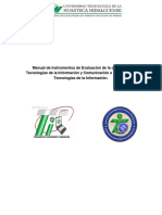 Manual de Instrumentos de Evaluación de La Carrera de Tecnologías de La Información y Comunicación e Ingeniería en Tecnologías de La Información