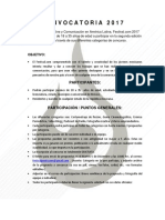 Download CONVOCATORIA FESTIVALCOM 2017 by Festival punto com SN365687395 doc pdf