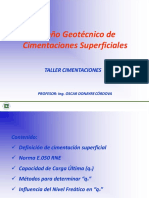 Cimentaciones Superficiales