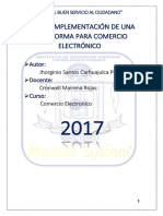 Plan de Implementación de Una Plataforma Para Tienda Online Venta Pc Laptops y Soporte Tecnico - Carhuajulca Pisco - Prof Cronwell Mairena Rojas