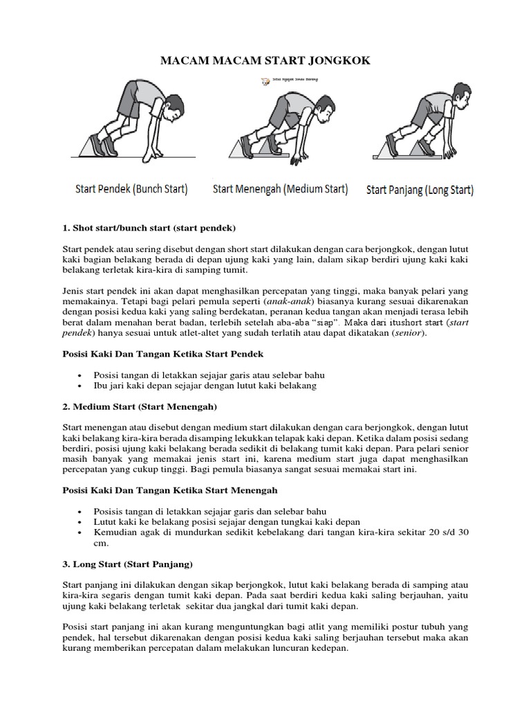 Macam Macam Start Jongkok Pdf