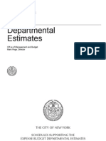New York City Departmental Estimates FY 2011 