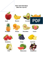 Fruit and Vegetables