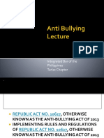 Anti Bullying Lecture For Teachers 2
