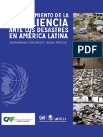 Fortalecimentio de La Resilencia Ante Desastres en America Latina