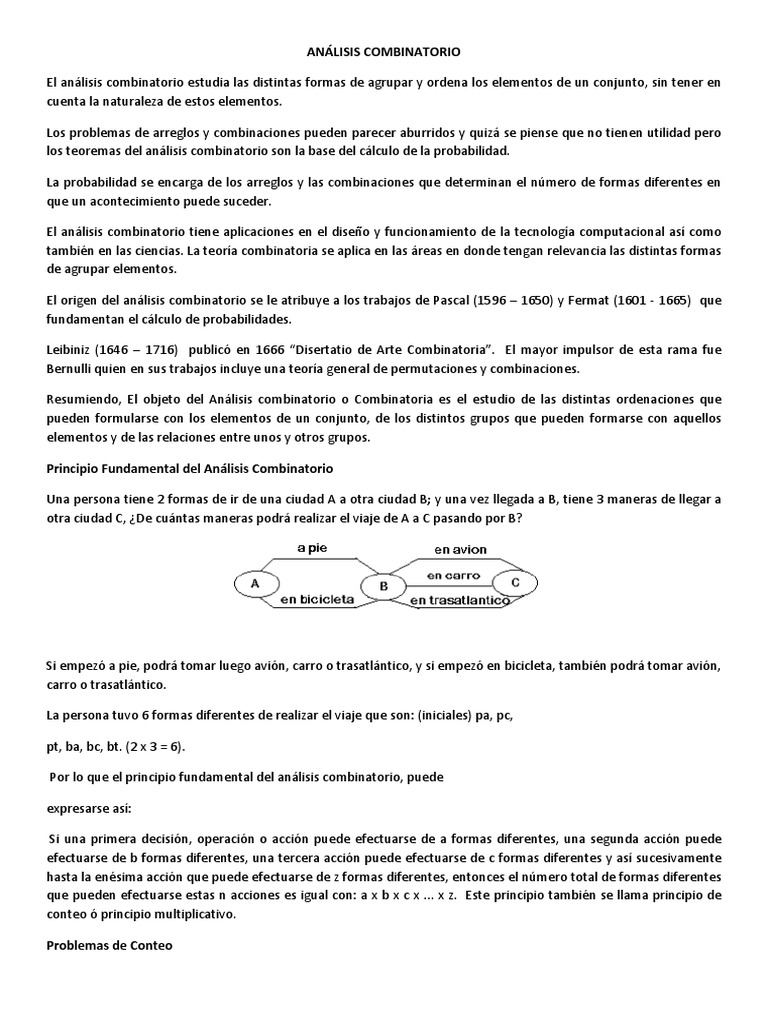 Análisis Combinatorio | PDF | Combinatoria | Compilador