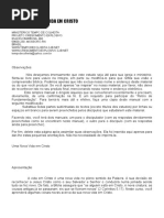 Curso Uma Nova Vida Em Cristo