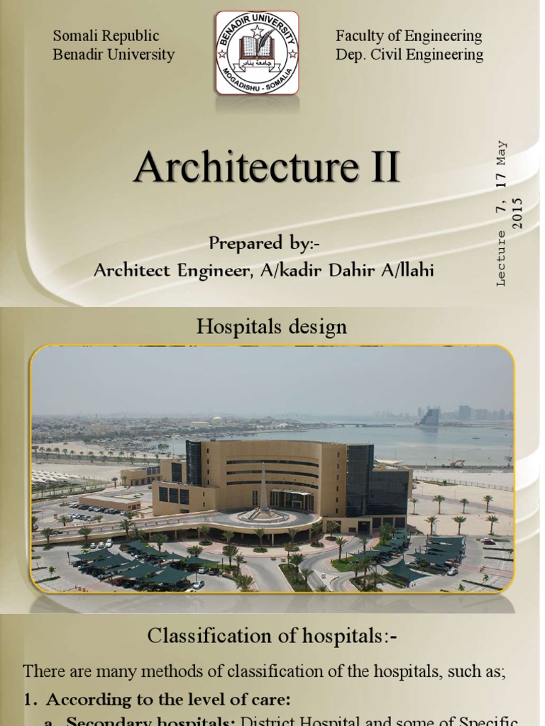 Hospital Design and Classification Guide | PDF | Hospital | Patient