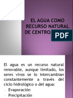 El Agua Como Recurso Natural de Centroamérica