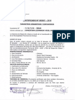Certificado de Parametros URb. - Copia Literal Casa El Salvador
