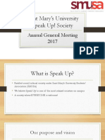 Speak Up! Presentation