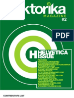 Helvetica Issue - Vektorika Magazine 2