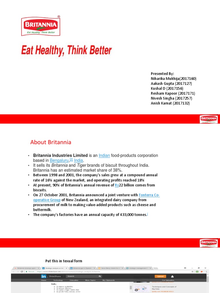 Britannia Distribution PDF Economies Market (Economics)