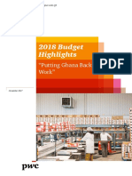 PWC - 2018 Budget Highlights