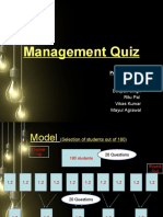 Management Quiz