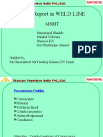 Study Report in WELD LINE: Msrit