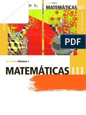 Libro Matematicas Tercer Grado Telesecundaria Volumen 1 ...