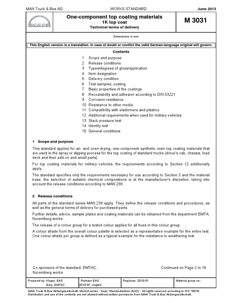 M 3031 (2013-06) | PDF | Paint | Corrosion