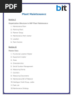 Plant Maintenance: Section I Organization Structure in SAP Plant Maintenance