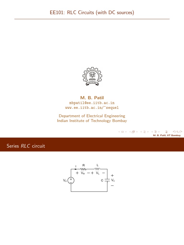 RLC Circuit | PDF | Ordinary Differential Equation | Electrical Network