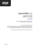 OpenCOBOL Programmers Guide