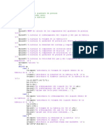 Menu Para Calculo de Gradiente de Presion