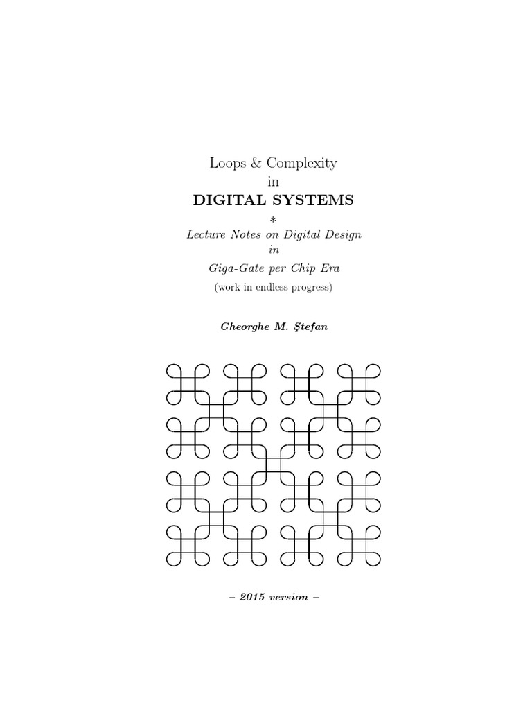 Digital Systems Complexity & Loops | PDF | Hardware Description ...