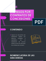 Ingresos Por Contratos de Concesiones