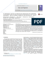 Un Quimiosensor Fluorescente Colorimétrico y de Encendido Para Detección Selectiva