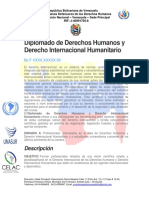 Diplomado de Los Derechos Humanos y Derechos Humanitario