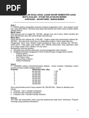 Kumpulan Soal Uas Skb
