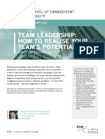 Team Leadership: How To Realise Your Team'S Potential: Executive Education