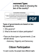 1 Government Types