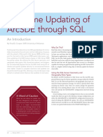 Real-Time Updating of Arcsde Through SQL: An Introduction