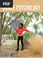 Dance Psychology Section 4 Lecture 14 Dance Vertigo & Balance Compressed