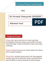 Pembuatan Casing Pompa Sentrifugal