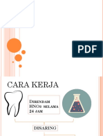 Cara Kerja Praktikum Uji Mineral Gigi