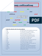 Collocations With Money
