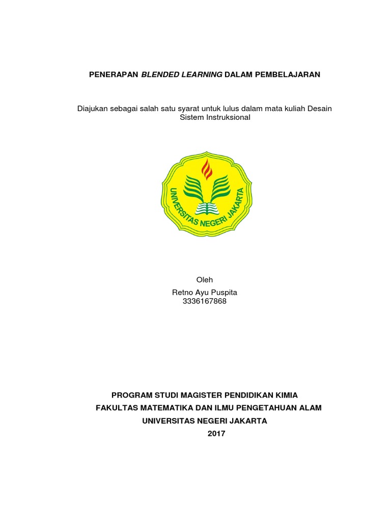 Penerapan Blended Learning dalam Pendidikan | PDF | Seni