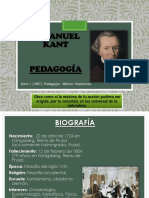 Immanuel Kant PEDAGOGIA