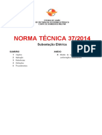 NT 37 - 2014 Subestacao Eletrica PDF