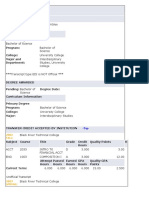 transcript data