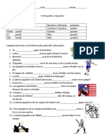 Verbo Poder y Deportes Correccion de Errores Hoja de Trabajo - 101293