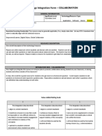 Technology Integration Template-Collaboration