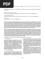 Evaluation of Undrained Shear Strength of Soft Soils Using CPT and VST