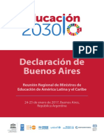 Declaracion de Buenos Aires ES 2017