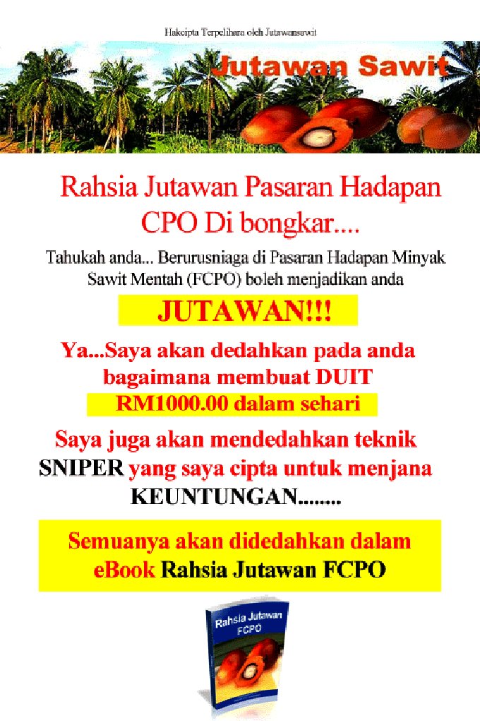 Fcpo-Crude Palm Oil Futures | PDF