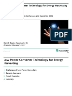 2012 Apec 113 Low Power Converter Technology Energy Harvesting - 0 PDF