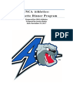 unca athletics etiquette dinner program